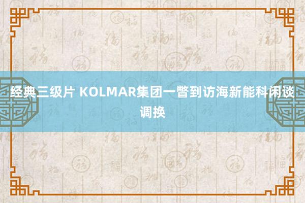 经典三级片 KOLMAR集团一瞥到访海新能科闲谈调换