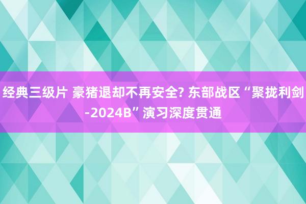 经典三级片 豪猪退却不再安全? 东部战区“聚拢利剑-2024B”演习深度贯通