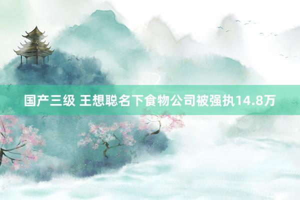 国产三级 王想聪名下食物公司被强执14.8万